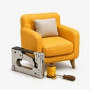Sofa leg or Armrest repair